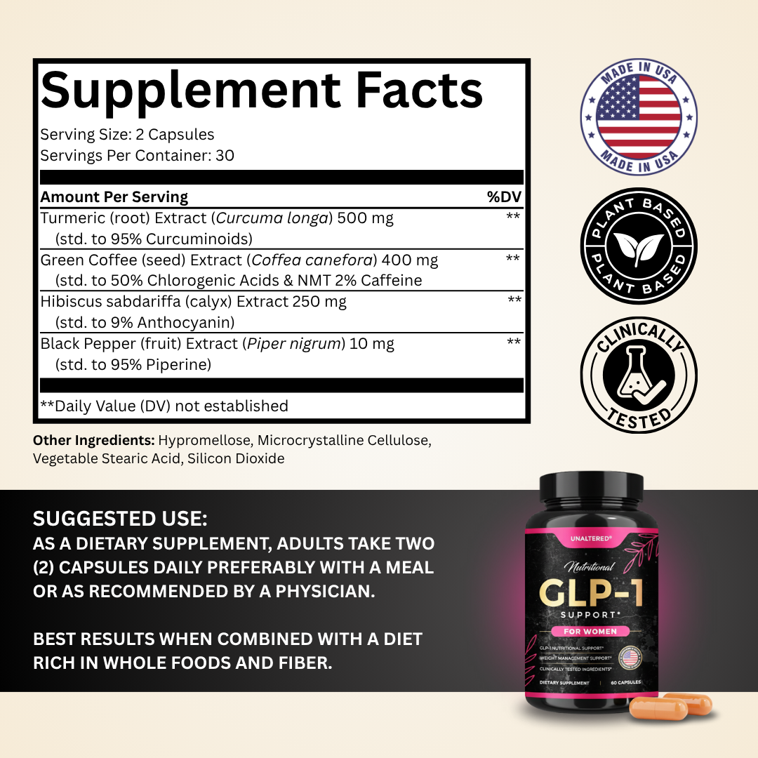 GLP-1 Support by UNALTERED